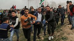 الإحصائية الجديدة لشهداء ومصابي مسيرة العودة