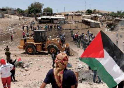 انتهاء مهلة الاحتلال لإخلاء الأهالي  الخان الأحمر