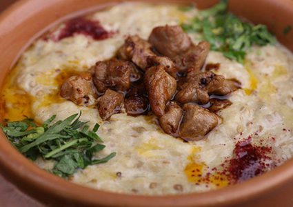 طاجن الباذنجان باللحم