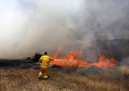 3 حرائق في مستوطنات "غلاف غزة"