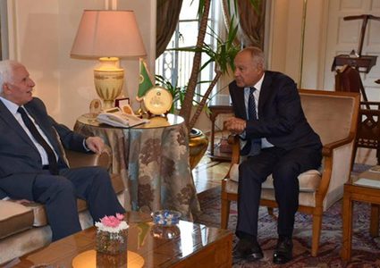 الأحمد وأبو الغيط يناقشان ملف المصالحة