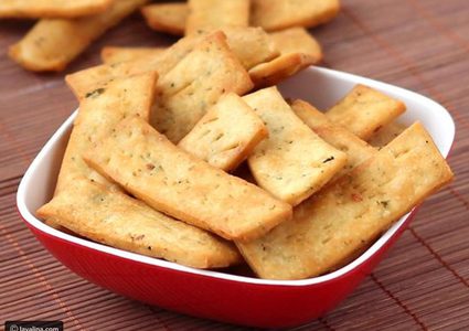 طريقة عمل بسكويت مالح