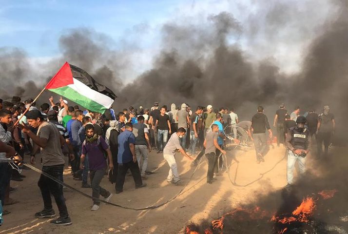 3 شهداء واصابة 376 مواطنًا على حدود قطاع غزة