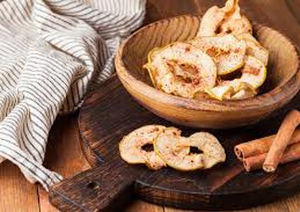 رقائق التفاح الهشة