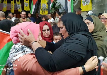 الاسيرة طقاطقة تتنفس الحرية