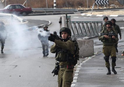 اعتقال فتى واندلاع مواجهات من كفر قدوم شرق قلقيلية