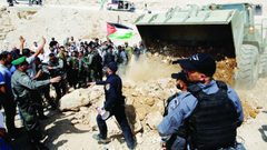 منظمة التحرير تحذر من خداع اسرائيل في الخان الأحمر