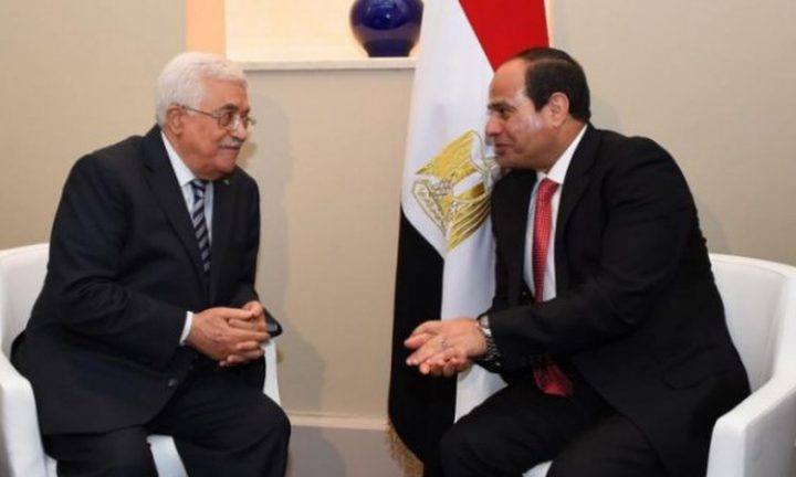 الرئيس عباس للسيسي: مصر أول الداعمين لشعبنا