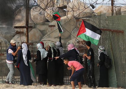 اشتبكات مع الاحتلال خلال المسير البحري شمال القطاع