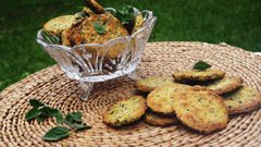 طريقة بسكويت مالح بالزعتر