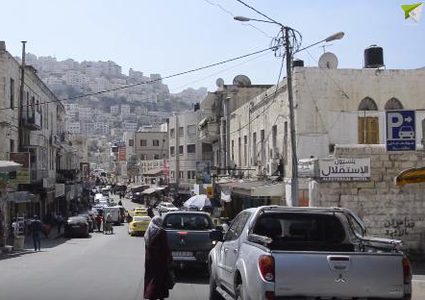 حملة لإزالة التعديات في نابلس