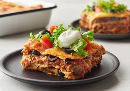 لازانيا على الطريقة المكسيكية