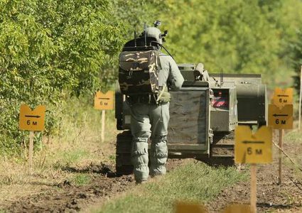 روبوتات الألغام المصرية تحقق المركز الأول عالمياً