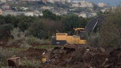 الاحتلال يجرف أراضي ويقتلع أشتال كرمة وزيتون