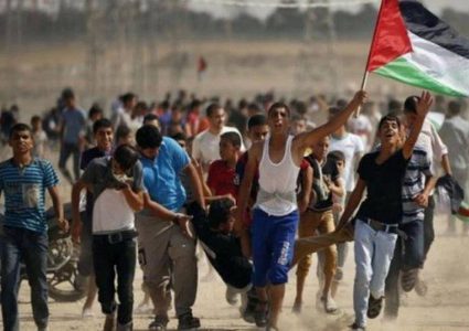 أربع اصابات بالرصاص على حدود غزة