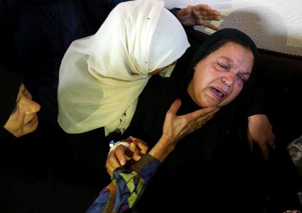 تشييع جثامين الشهداء في قطاع غزة