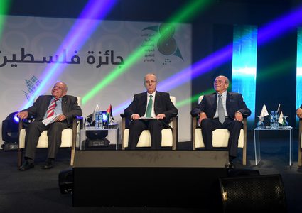 الحمدلله يشارك في حفل جائزة فلسطين للإبداع والتميز