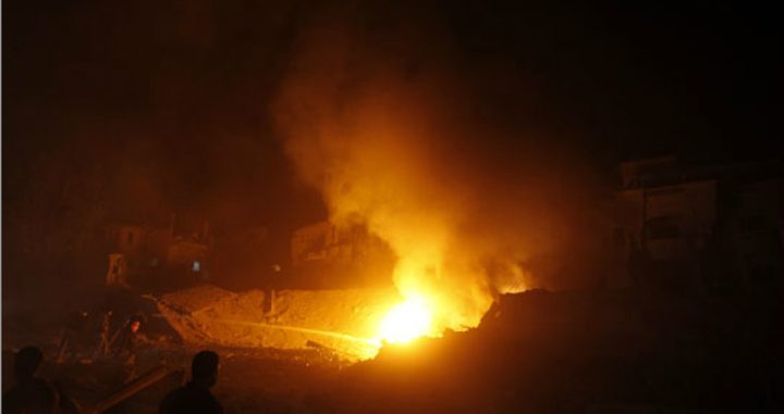 14 إصابة إحداها خطيرة في قصف الاحتلال لغزة