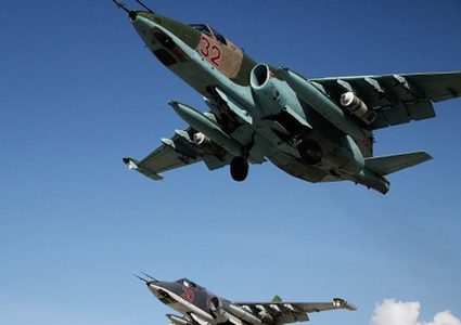 سقوط طائرة حربية روسية وفقدان طياريها