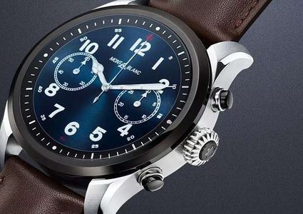 "Montblanc" تطلق ساعة ذكية فاخرة