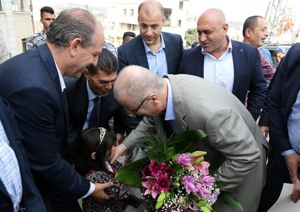 الحمدالله في الفعالية المركزية لقطف الزيتون