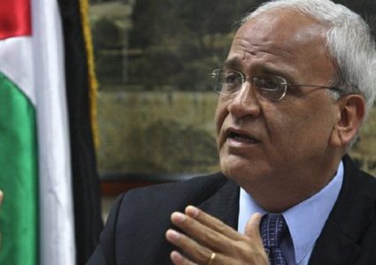 عريقات:إسرائيل تتجه نحو سياسات تعسفية اخرى للترهيب