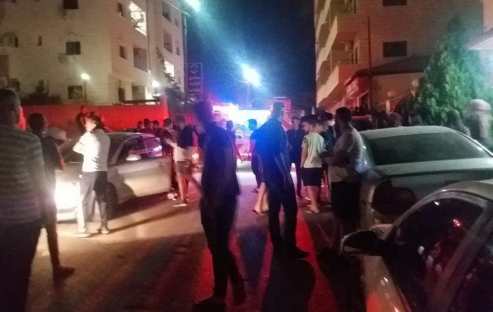 حريق في محيط سكنات الجامعة العربية الامريكية بجنين