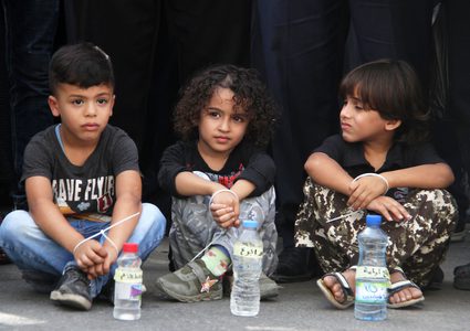 وقفة تضامنية مع الأسير خضر عدنان في غزة