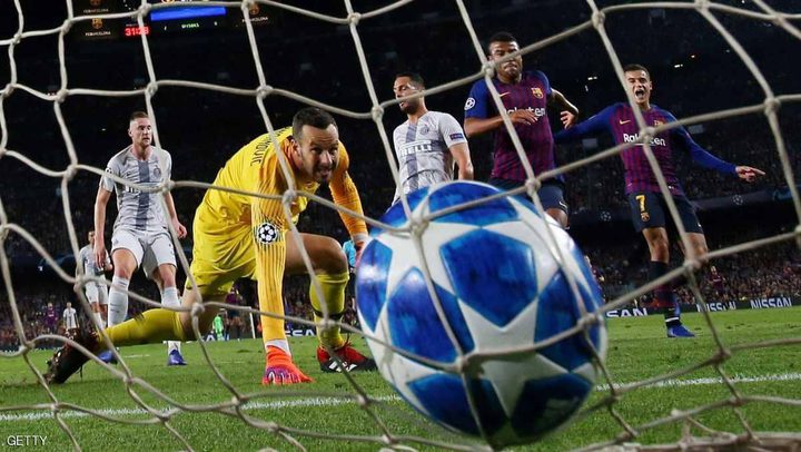 برشلونة يهزم إنترناسيونالي بهدفين