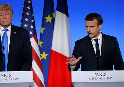 ماكرون وترامب يبحثان الأوضاع في سوريا