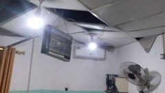 أضرار جسمية في ممتلكات المواطنين ومشفى الأندونيسي