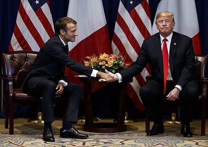 ماكرون يقدم خطة للسلام قريبا إذا لم يفعل ترامب