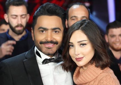 بسمة بوسيل تنجب طفلها الثالث في أميركا