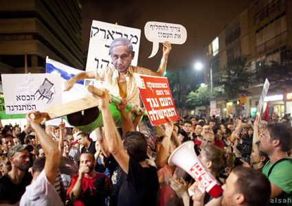 مستوطنو"غلاف غزة"يقررون الإحتجاج ضد حكومة الاحتلال