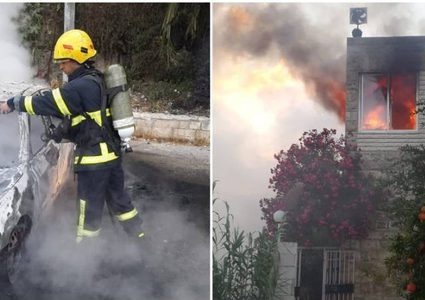 الشرطة تقبض على مشتبه به بحرق مركبة