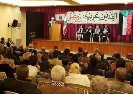 لبنان:  المؤتمر الشعبي يشيد بمقررات المجلس المركزي