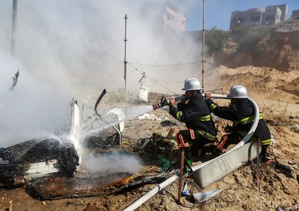 مناورة شمال قطاع غزة