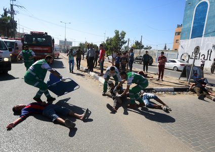 مناورة شمال قطاع غزة