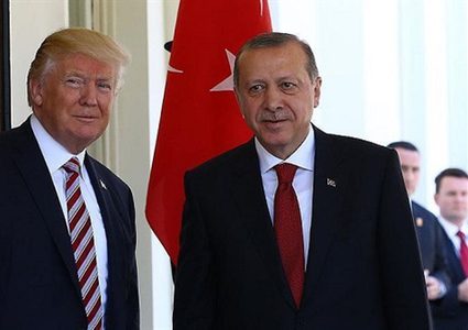 ترامب وأردوغان بحثا هاتفيا التطورات في سورية