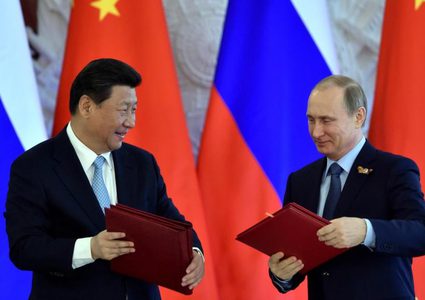 100 مليار $حجم التجارة بين روسيا والصين في 2018