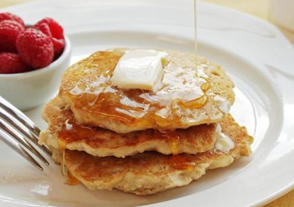 بان كيك الشوفان بالعسل