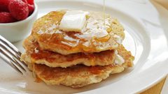 بان كيك الشوفان بالعسل