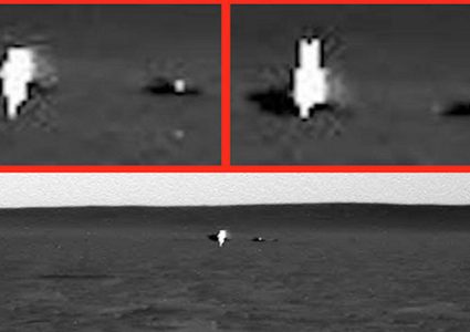 جسم ناصع البياض يتنقل على سطح المريخ!