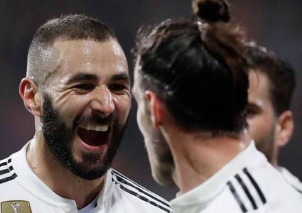 هدفان لبنزيمة في فوز ريال بخماسية على بلزن