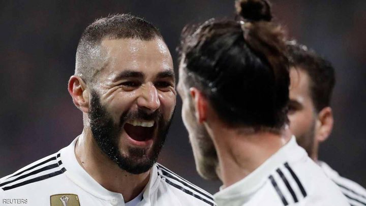 هدفان لبنزيمة في فوز ريال بخماسية على بلزن