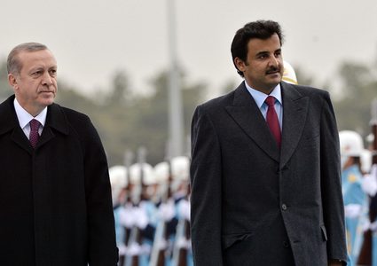 أردوغان يستضيف أمير قطر الجمعة