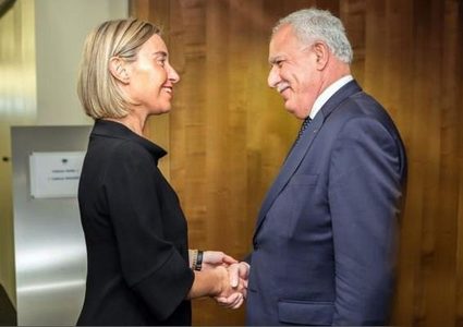 المالكي يلتقي موغريني وعدد من المسؤولين الأوروبيين