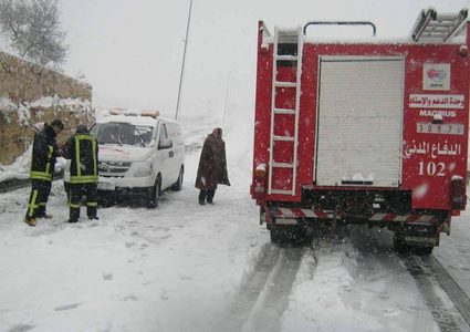 الدفاع المدني بطلق تحذيرات بسبب الاحوال الجوية