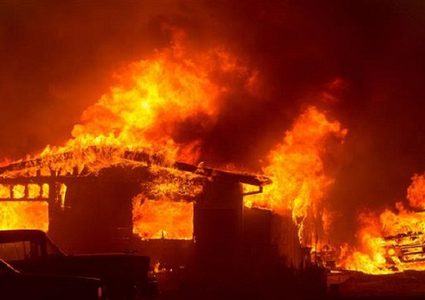 تدمير بلدة باراديس بالكامل