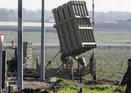 القبة الحديدية"  تعترض قذيفتين أُطلقتا من قطاع غزة